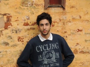 Felipe Gonçalves, ator e entrevistador.