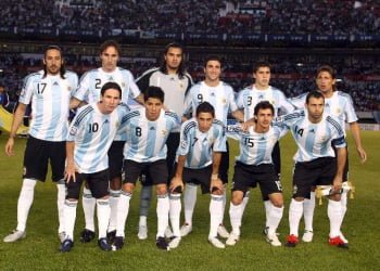 Jogadores da Argentina