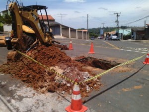 Buraco no Santa Rosa começa a ser consertado após exibição no PiraNOT