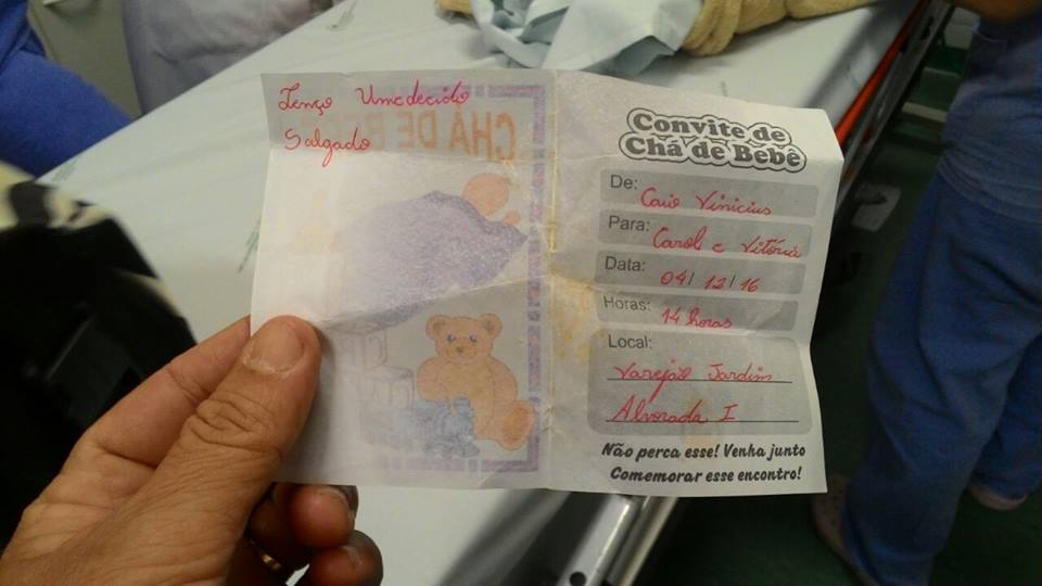Junto com recém-nascido, PM encontrou convite para chá de bebê em Piracicaba