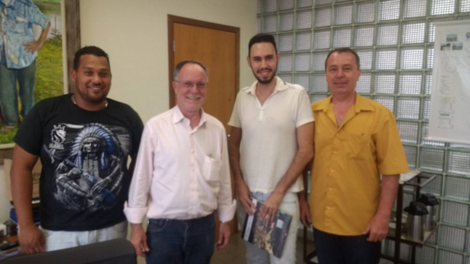 Diretor do PIRANOT se reúne com o prefeito Barjas Negri, em Piracicaba