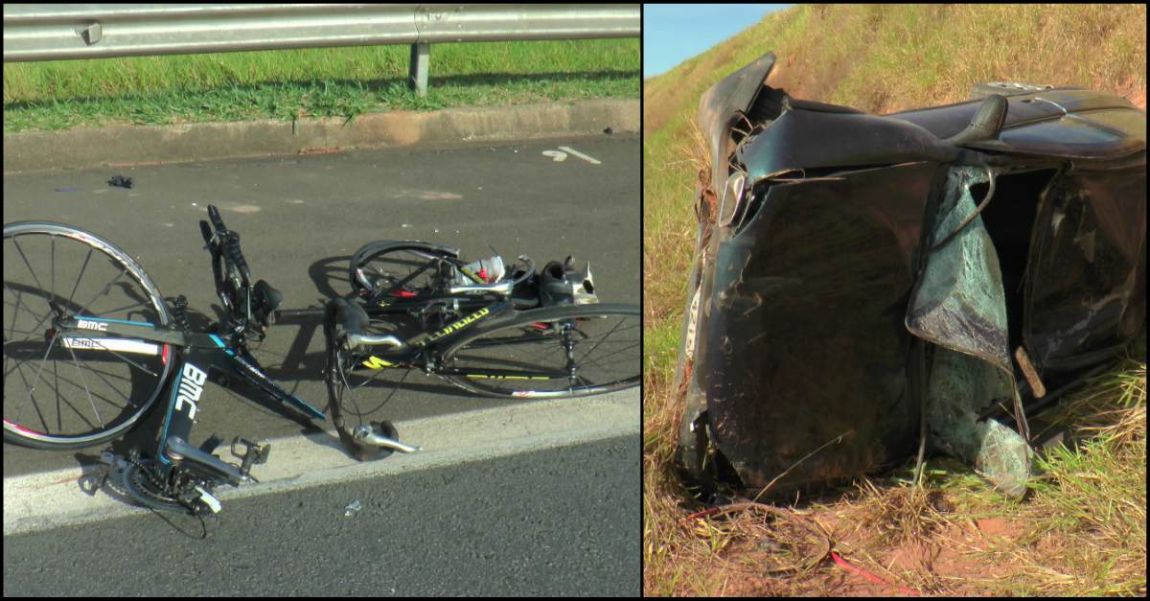 Corpos de ciclistas mortos em acidente são velados e sepultados