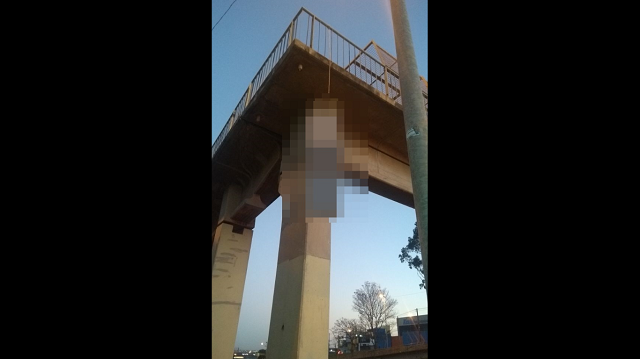 Corpo é encontrado pendurado em passarela de Campinas