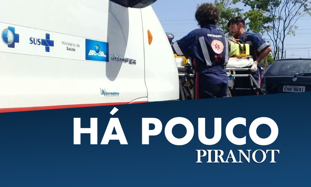 Acidente entre carro e motocicleta deixa homem desacordado em Piracicaba