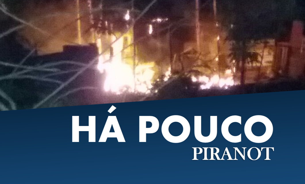 Fogo em favela mobiliza o Corpo de Bombeiros de Piracicaba