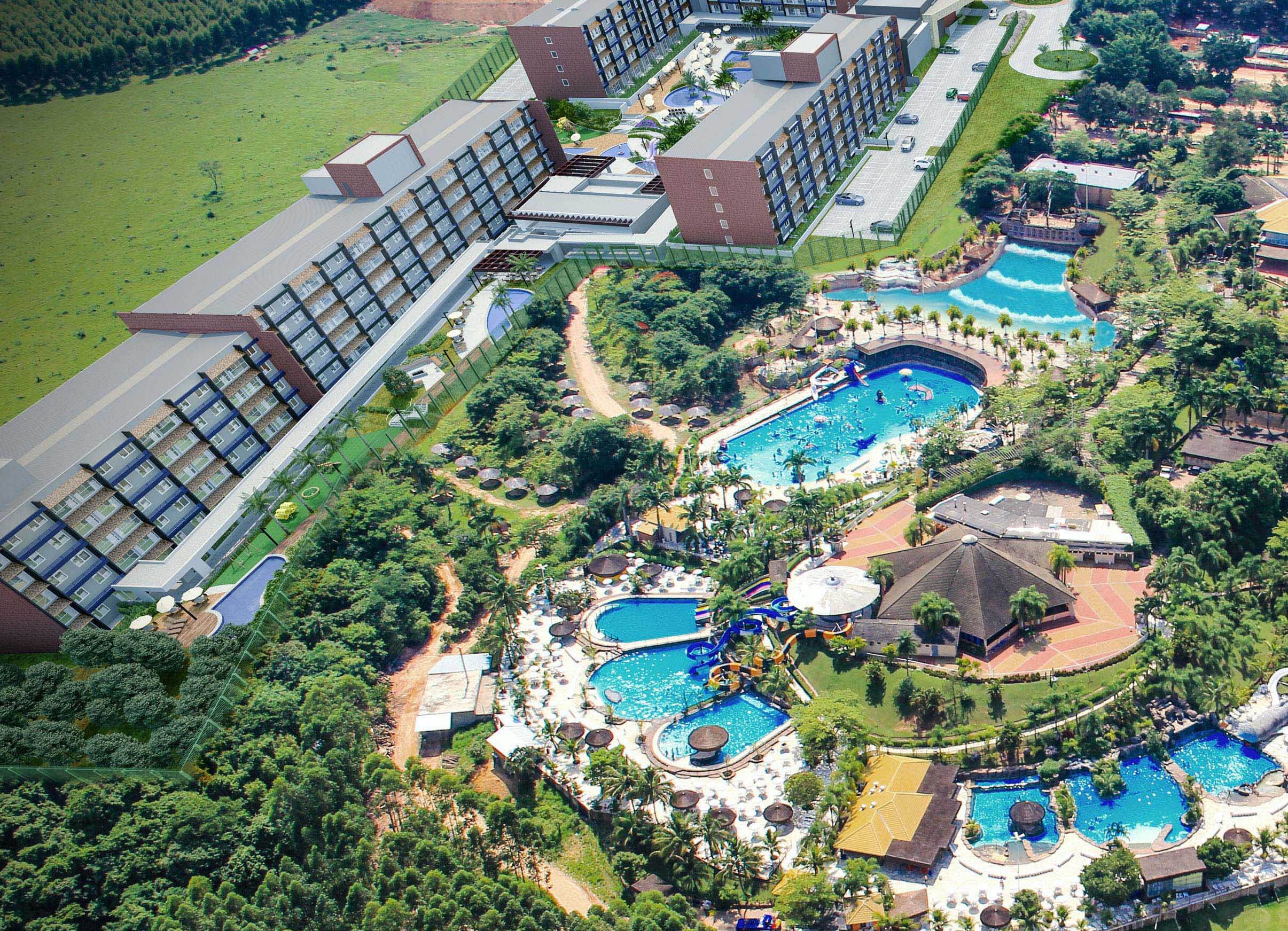 Thermas investe R$ 400 milhões em projeto imobiliário dentro do parque aquático