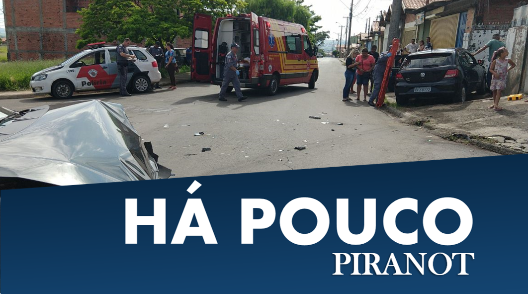 Acidente entre carros faz duas vítimas no bairro Boa Esperança, em Piracicaba