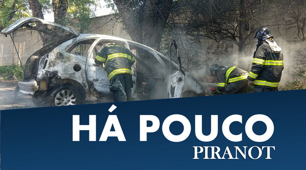 Incêndio provocado por curto-circuito destrói carro em Piracicaba