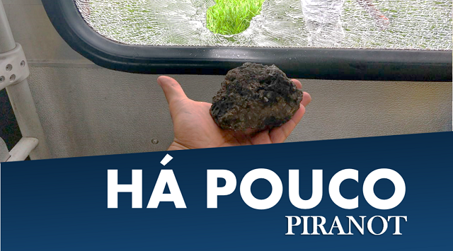 Idosa fica ferida após homem apedrejar e chutar ônibus em Piracicaba