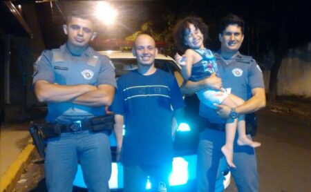 Durante patrulhamento, policiais militares encontram criança perdida
