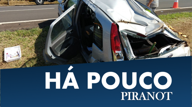 Grave acidente de carro é registrado em Piracicaba nesta manhã de sexta