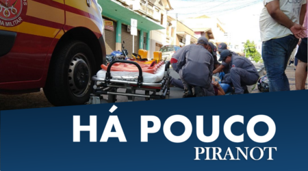 Condutora de veículo passa placa Pare e atinge motociclista, em Piracicaba