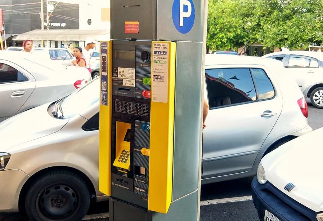 Operação da Zona Azul é retomada em Piracicaba (SP) parquímetro - parquimetro