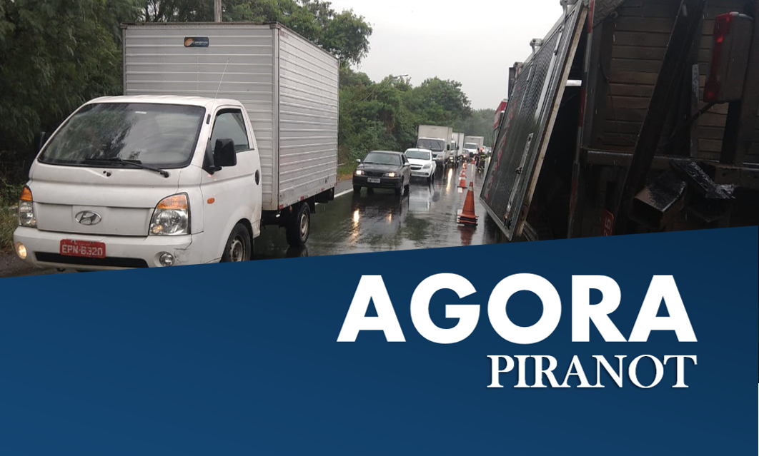 Caminhão tomba em avenida de Piracicaba e congestiona trânsito