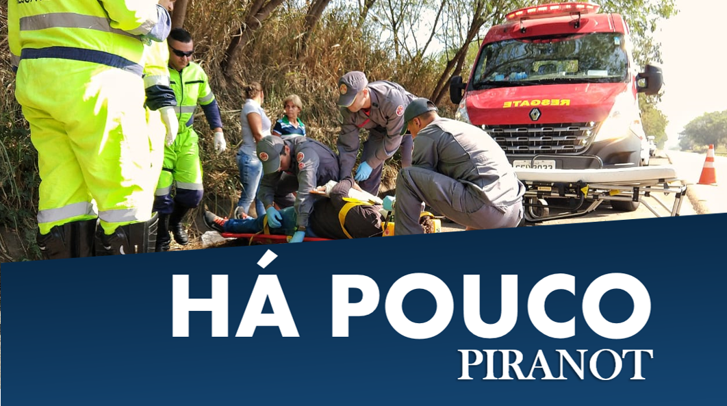 Motociclista colide na traseira de veículo e se acidenta gravemente