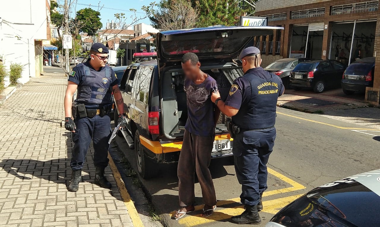 Homem é detido pela Guarda de Piracicaba após furto a residência