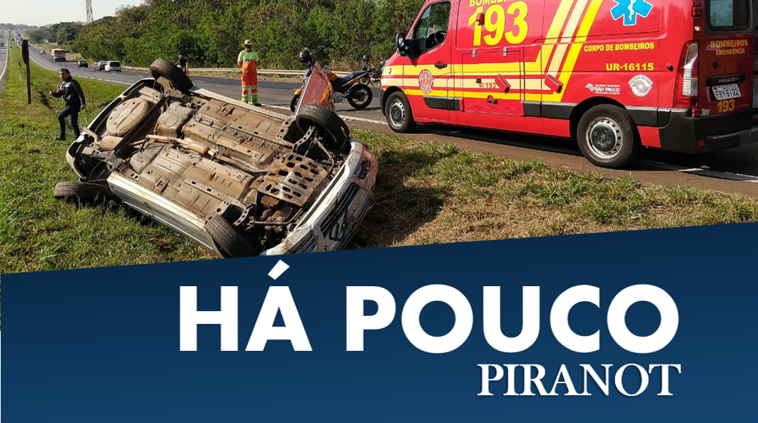 Motorista perde controle e capota veículo em rodovia de Piracicaba