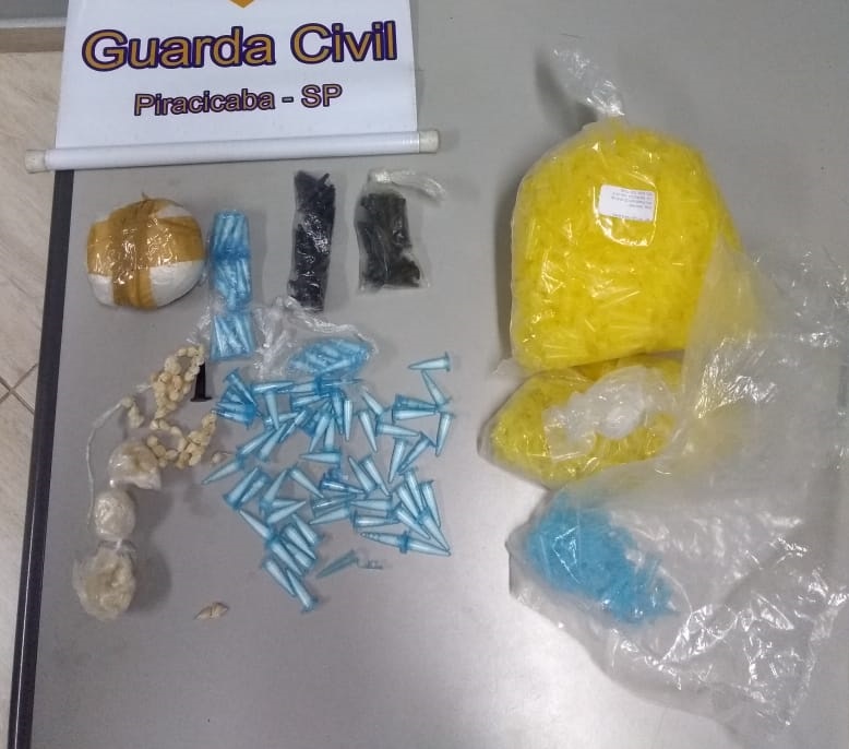 Guarda Civil apreende grande quantidade de drogas, em Piracicaba