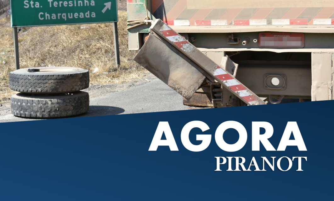 Adutora se rompe e congestiona trânsito na Ponte do Mirante, em Piracicaba