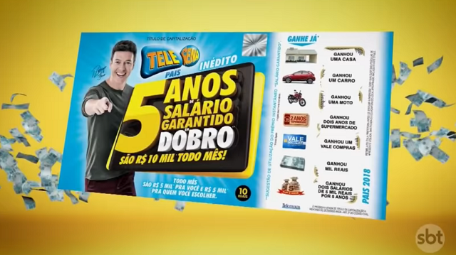 Resultado da Tele Sena deste domingo, 01 de julho de 2018