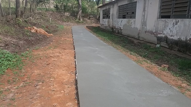 Obras de recuperação da antiga escola do bairro Pau D’Alho estão em andamento