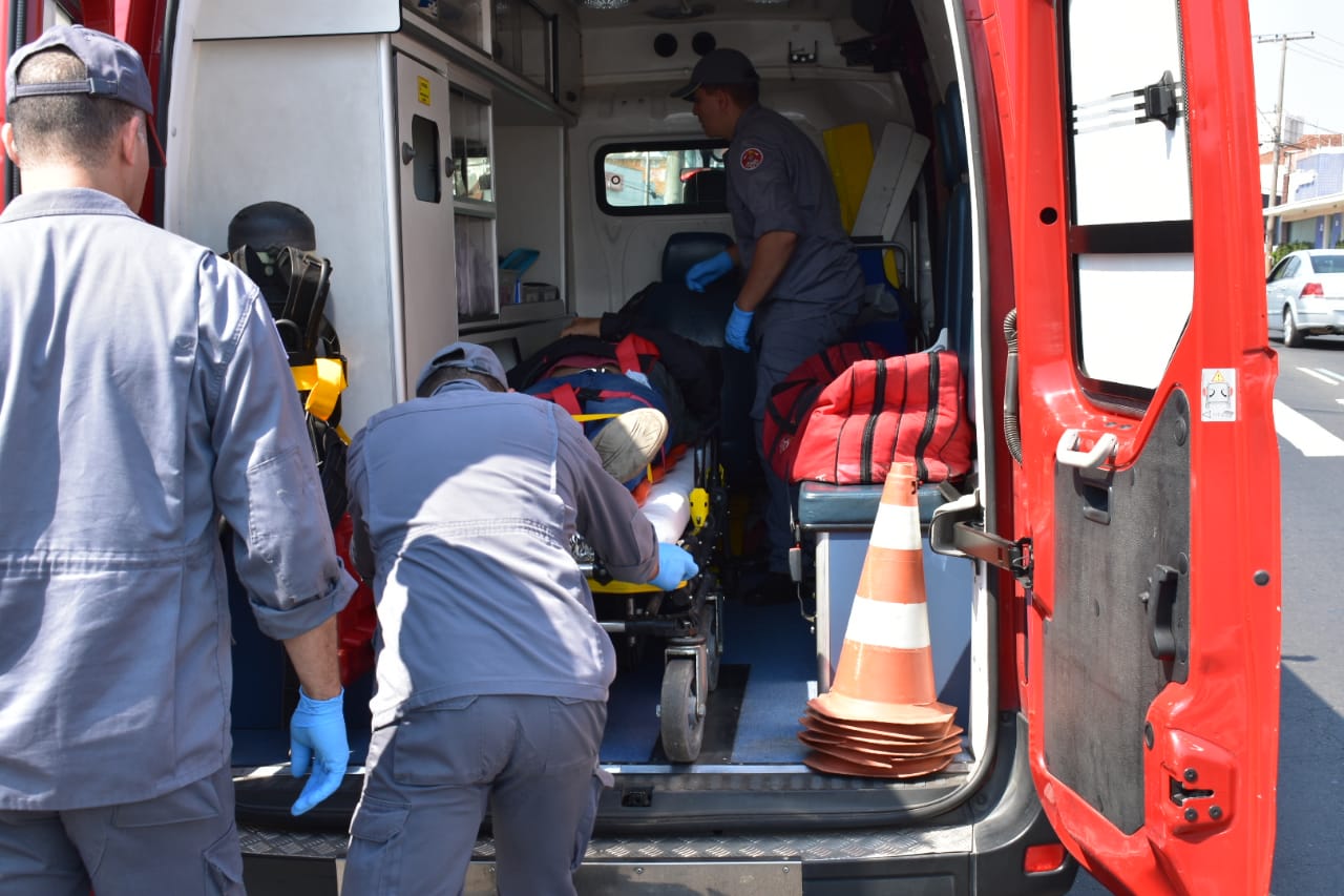 Motoqueiro fica ferido após acidente nesta manhã em Piracicaba