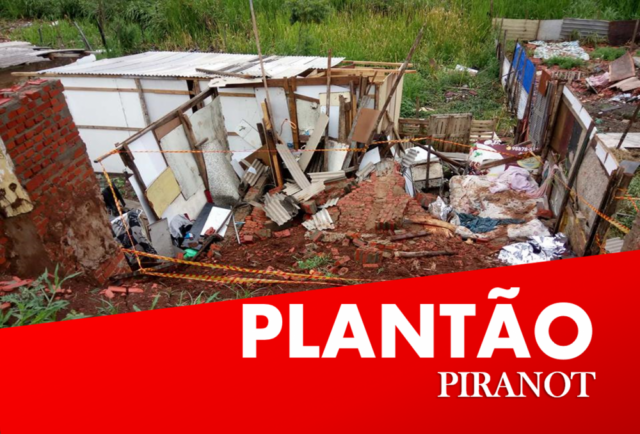 Muro desaba e deixa um morto nesta manhã (11), em Piracicaba