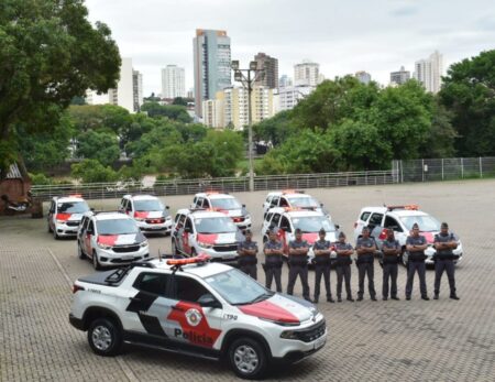 10º Batalhão de Polícia Militar do Interior recebe nove novas viaturas viaturas