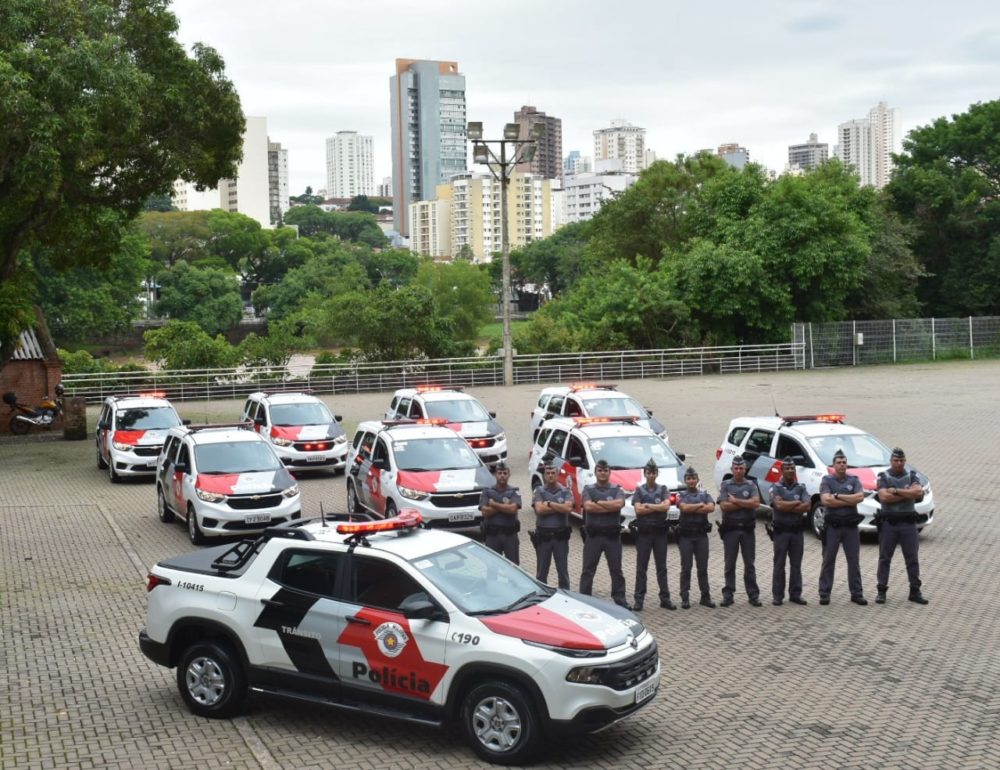 10º Batalhão de Polícia Militar do Interior recebe nove novas viaturas