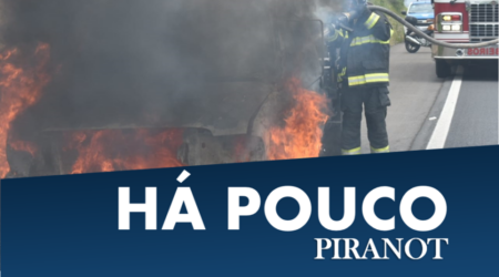 Caminhonete pega fogo em Piracicaba e bombeiros são acionados Piracicaba