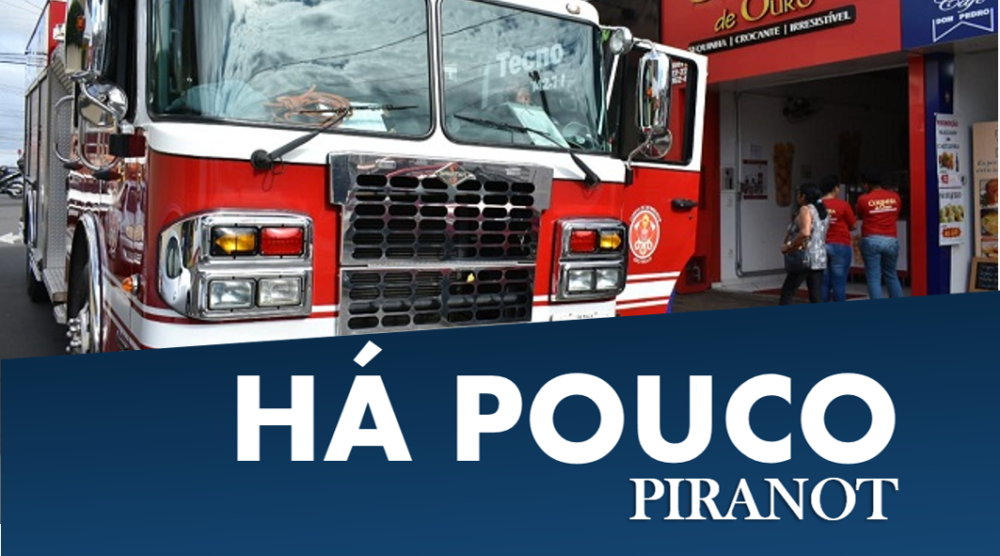 Incêndio em loja do Centro de Piracicaba mobiliza Corpo de Bombeiros