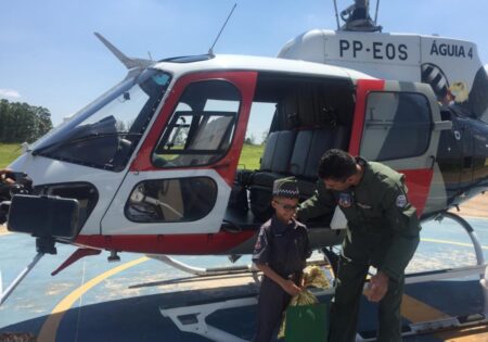 Garoto de nove anos escreve carta ao Papai Noel para conhecer a PM