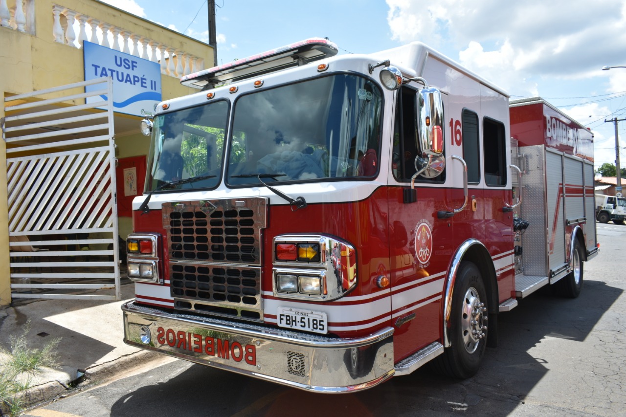 Sala de Vacina de USF pega fogo e mobiliza Corpo de Bombeiros, em Piracicaba