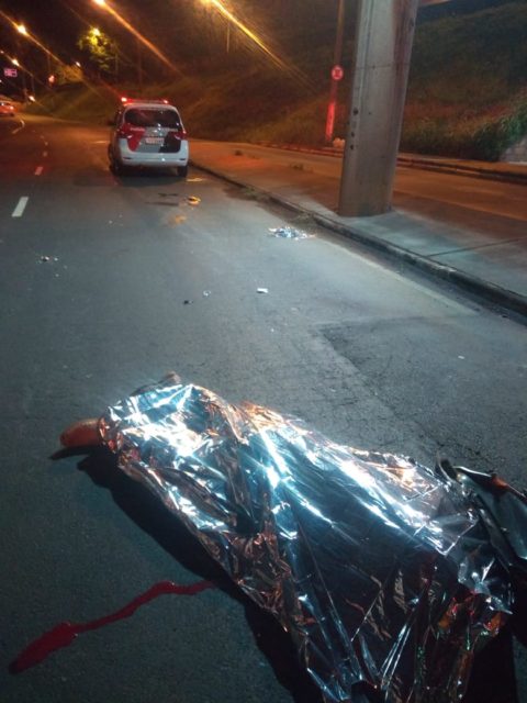 Homem morre após colidir moto contra pilar nesta madrugada (07), em Piracicaba (SP)