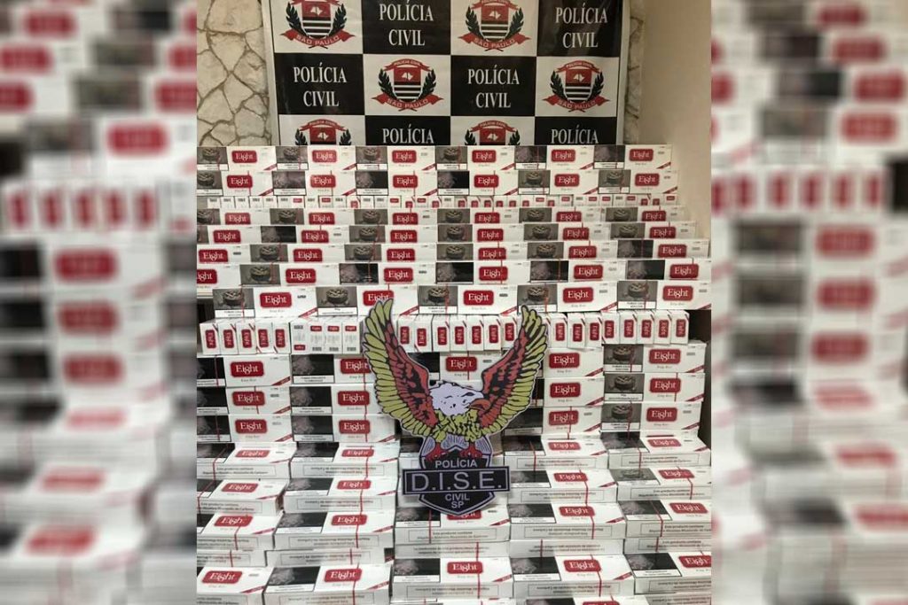 Policiais Civis de Piracicaba apreendem 75 mil unidades de cigarros contrabandeados