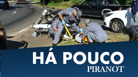 Em Piracicaba (SP), rastro de óleo em avenida causa acidente de moto rastro de óleo