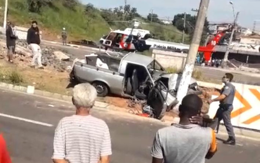 Mãe e filha ficam feridas após grave acidente em avenida de Campinas
