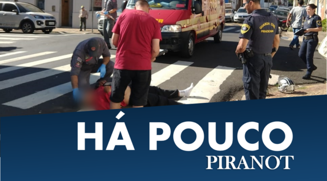 Acidente entre carro e moto deixa uma vítima, em Piracicaba (SP)