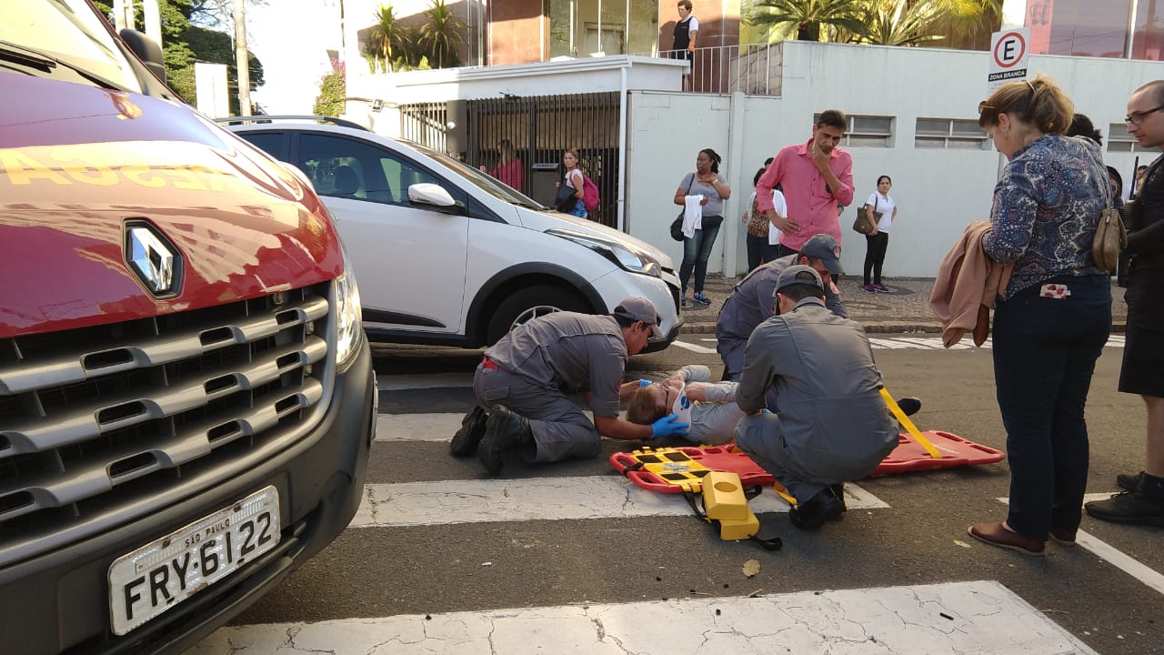 Em Piracicaba, idosa de 79 anos é atropelada na área central