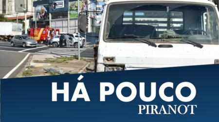 Acidente envolvendo carro e caminhão deixa um ferido, em Piracicaba