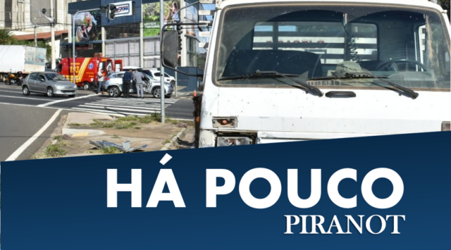 Acidente envolvendo carro e caminhão deixa um ferido, em Piracicaba