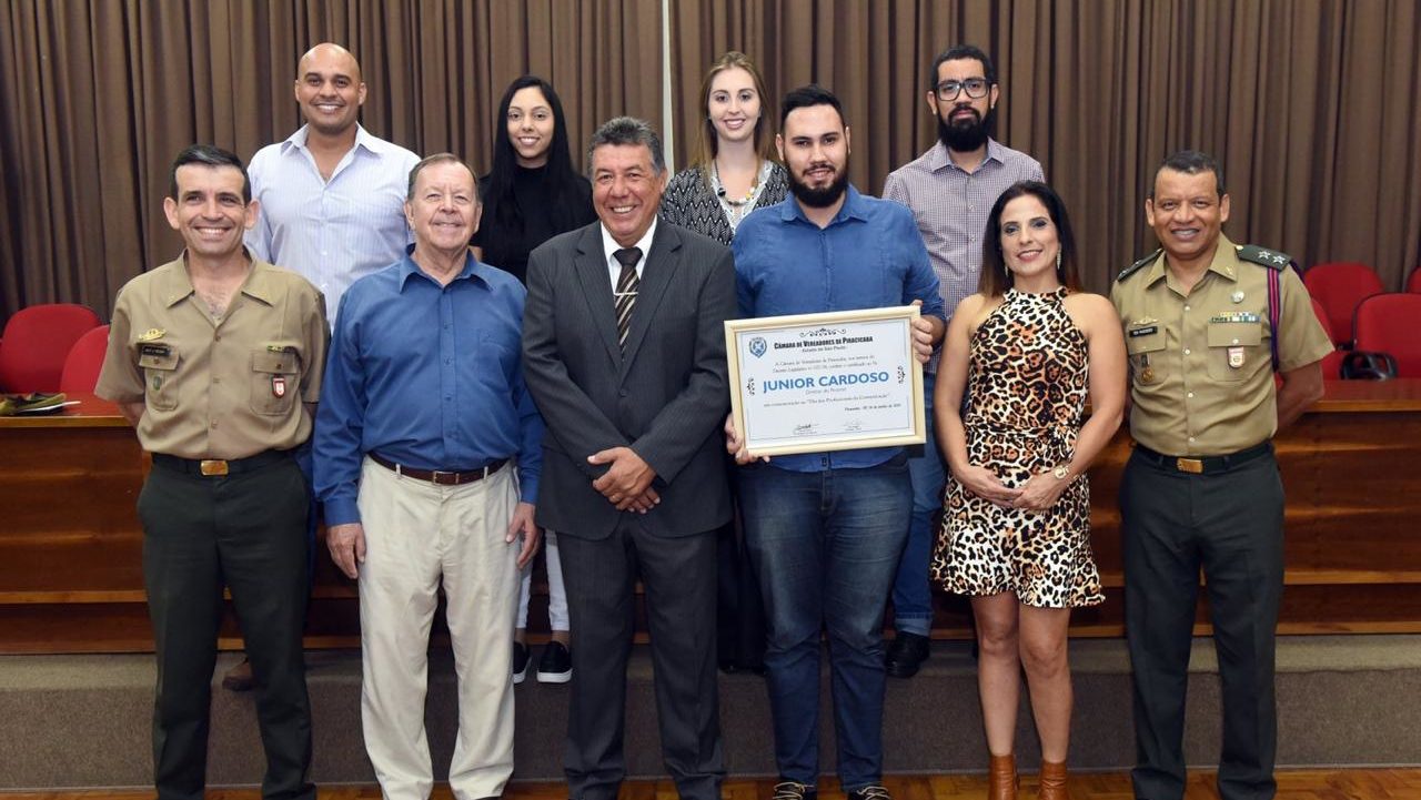 Jornal PIRANOT é homenageado em solenidade da Câmara de Vereadores