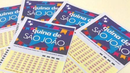 Resultado completo da Quina 5002, especial de São João, desta segunda (24/06/2019)