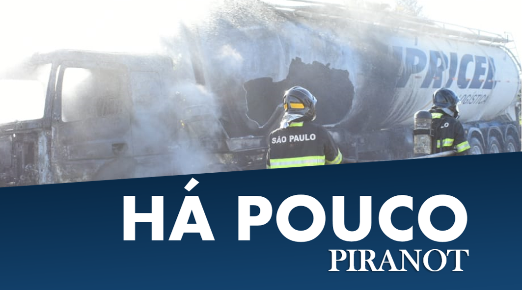 Caminhão-tanque pega fogo e interdita rodovia de Piracicaba em ambos os sentidos