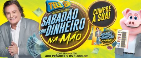 Resultado do quarto sorteio da Tele Sena de Pais deste domingo (21/07/2019)