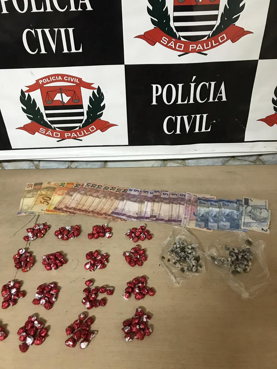 Traficante de 18 anos é preso em operação da DISE nesta quinta (18), em Piracicaba