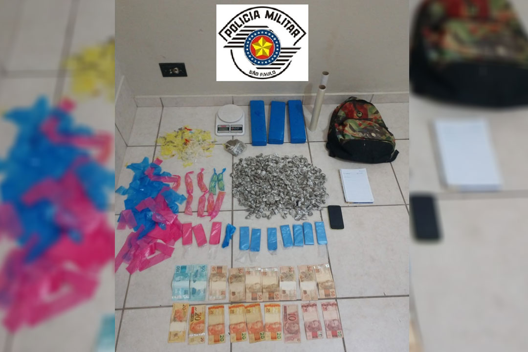 PM prende suspeito com cerca de 5 kg de drogas em Capivari