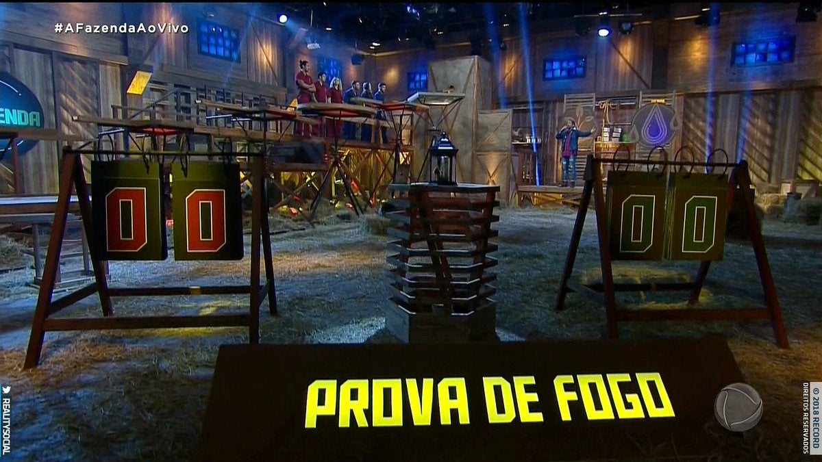 O que é e como funciona a prova de fogo A Fazenda?