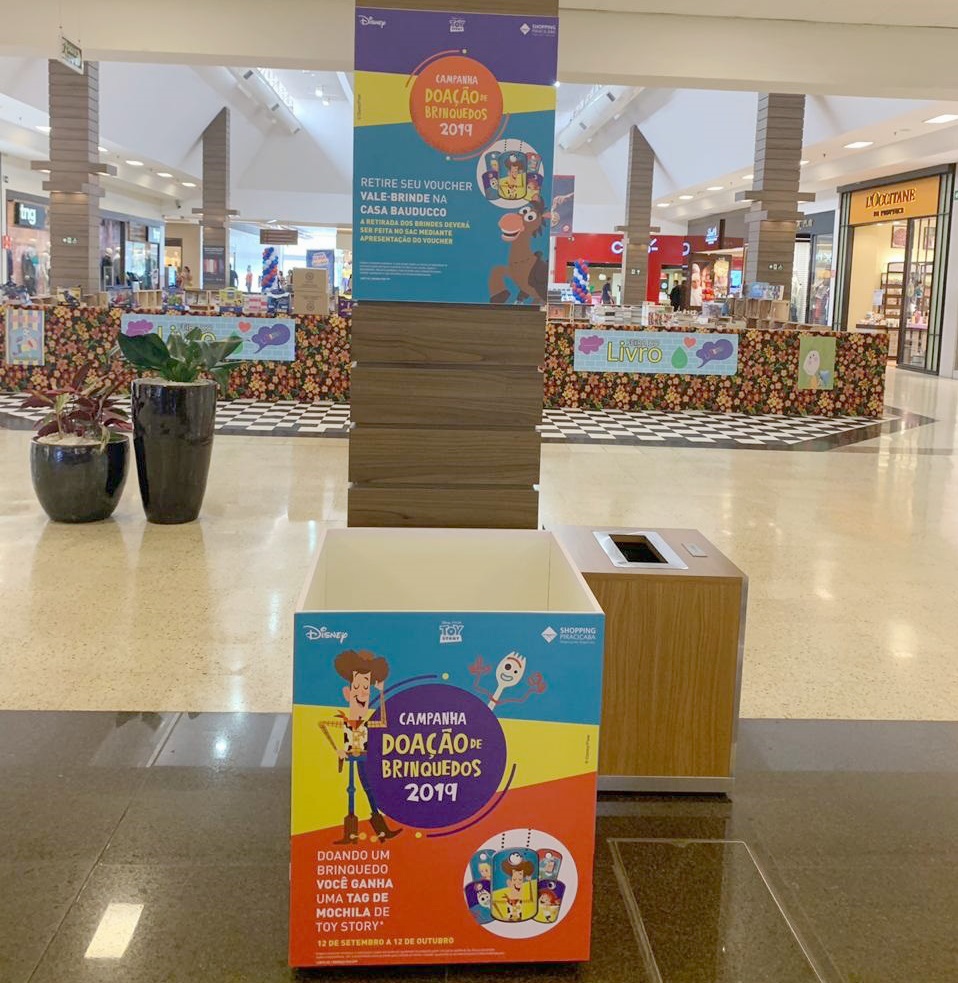 Shopping Piracicaba é ponto de arrecadação de brinquedos para o Dia das Crianças