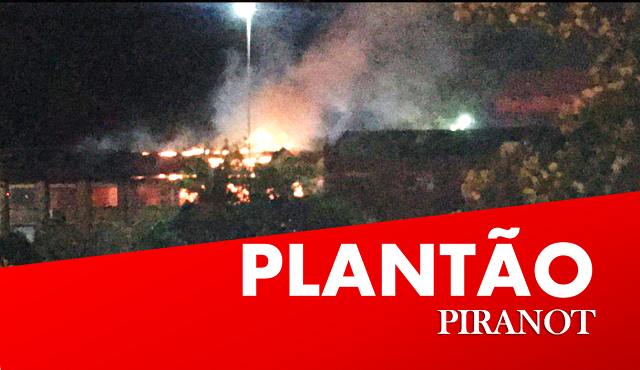 Bombeiros apagam fogo no Engenho Central de Piracicaba